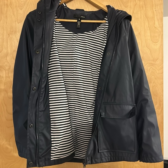 Navy blue size small rain jacket - Picture 4 of 7